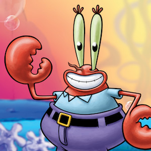 spongebob squarepants and mr krabs