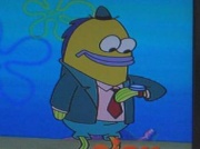 Nat Peterson with a soda, SpongeBob SquarePants